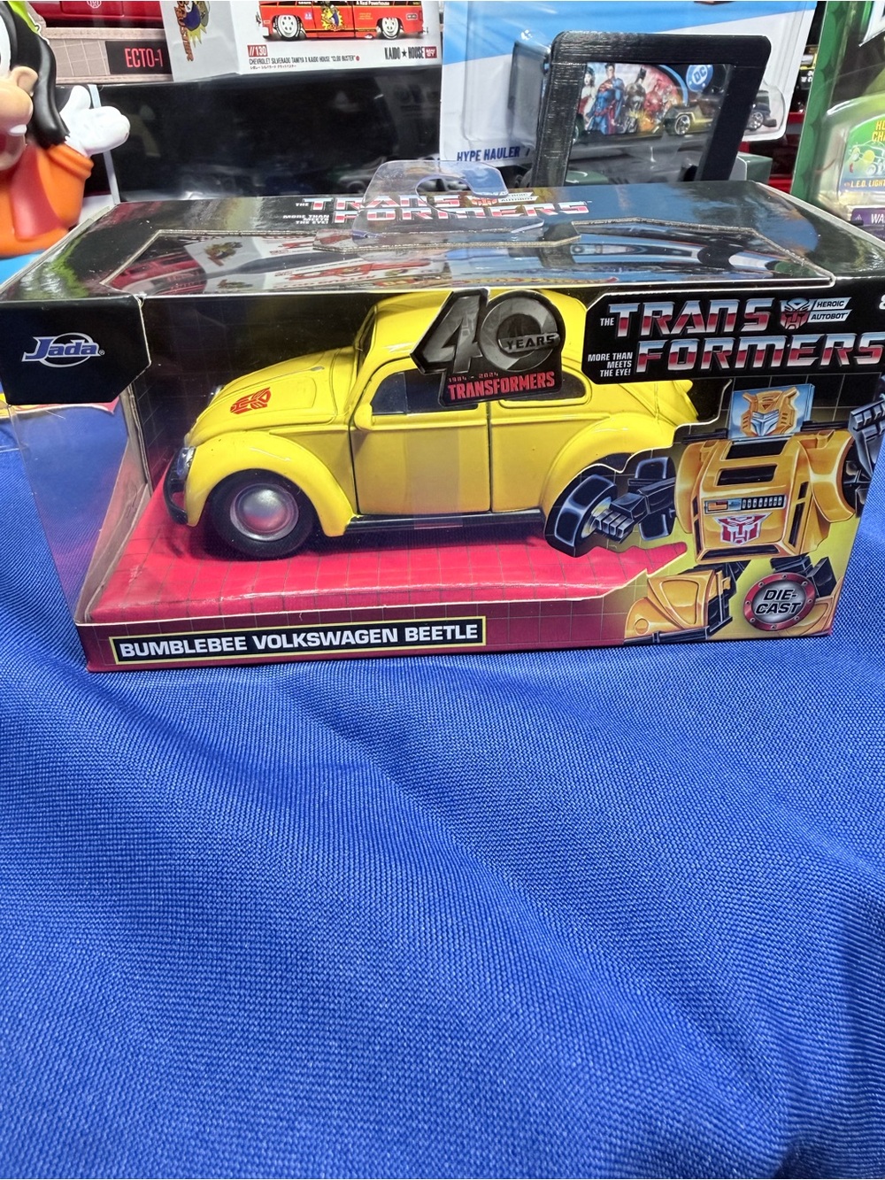 Jada Transformers Bumblebee Volkswagen Beetle - Yellow Die-Cast Toy Car